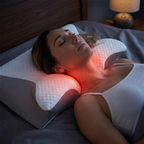 Cervical Memory Foam Pillow for Neck Pain – Contour Ergonomic Support, Dual Height, Side & Back Sleeper, Shoulder Relief