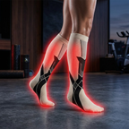 Compression Socks for Varicose Veins & Swollen Legs – Flight, Running, Nursing, Diabetic, Oedema Support, Men & Women Leg Circulation Stockings for Travel & Sport