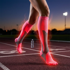 Compression Socks for Varicose Veins & Swollen Legs – Flight, Running, Nursing, Diabetic, Oedema Support, Men & Women Leg Circulation Stockings for Travel & Sport